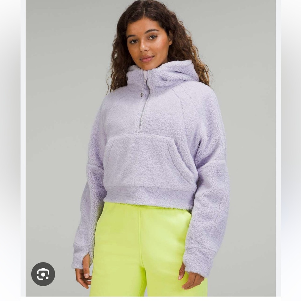 lululemon athletica Light Purple Fleece Hoodie